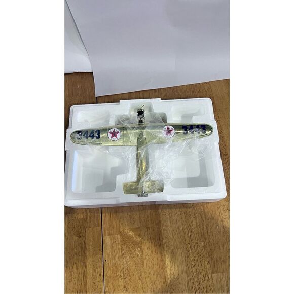 1999 ETRL RACING CHAMPIOS TEXACO FORD TRIMOTORED MONOPLANE DIE CAST GOLD - Picture 5 of 16